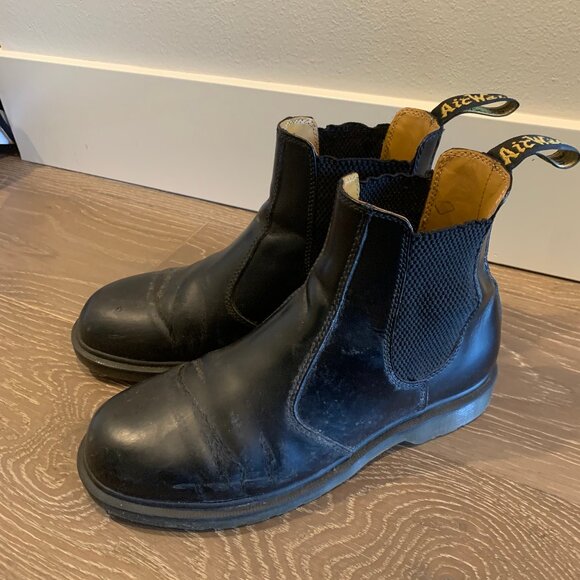 Dr. Marten's Doc Marten Smooth Leather Chelsea Boots Men Size 9/10 - Picture 1 of 8
